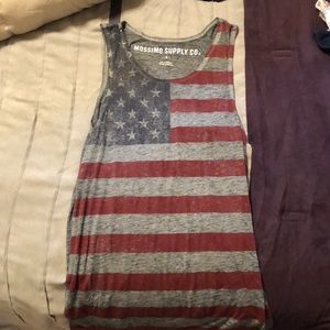 American flag tank